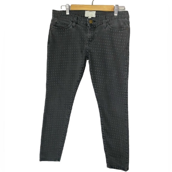 Current/Elliott- Black Stiletto‎ Polka Dot women’s jeans- size 29 - Picture 3 of 8